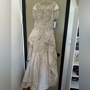 Formal prom wedding gown with beading Brand new with tags
